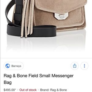 Rag & bone Suede purse
